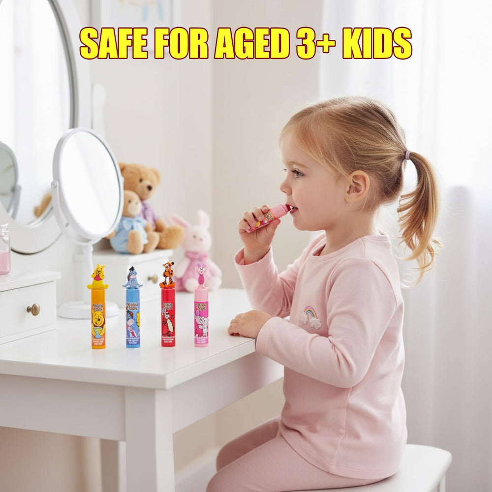 Townley Girl blueberry-flavor lip balm with 3D topper for lasting moisture