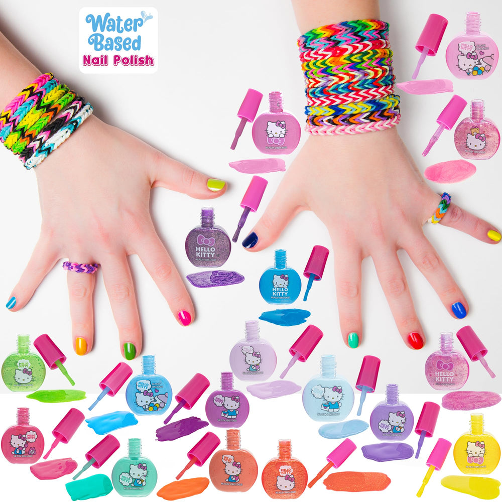 Townley Girl Hello Kitty pink nail gems add extra shine to nails.