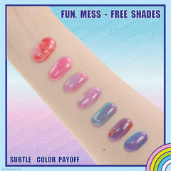 Townley Girl Hello Kitty swirl gloss with pink and purple swirls for fun party looks