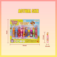 Townley Girl peach-flavor lip balm with 3D topper for fruity shine