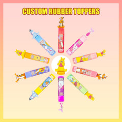 Townley Girl Piglet lip balm with 3D topper for kid-friendly care
