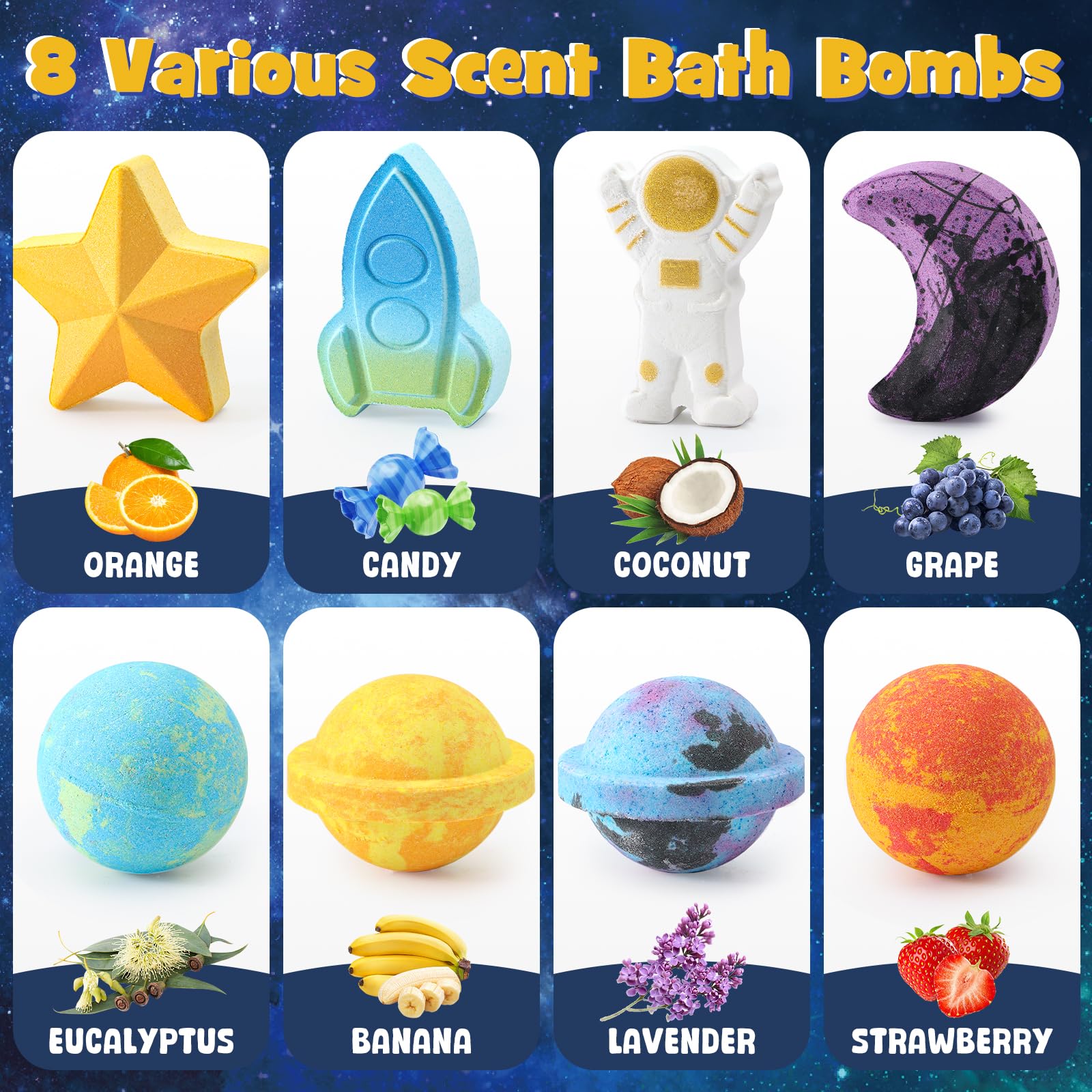 Toylink eight scents variety makes each bath uniquely aromatic