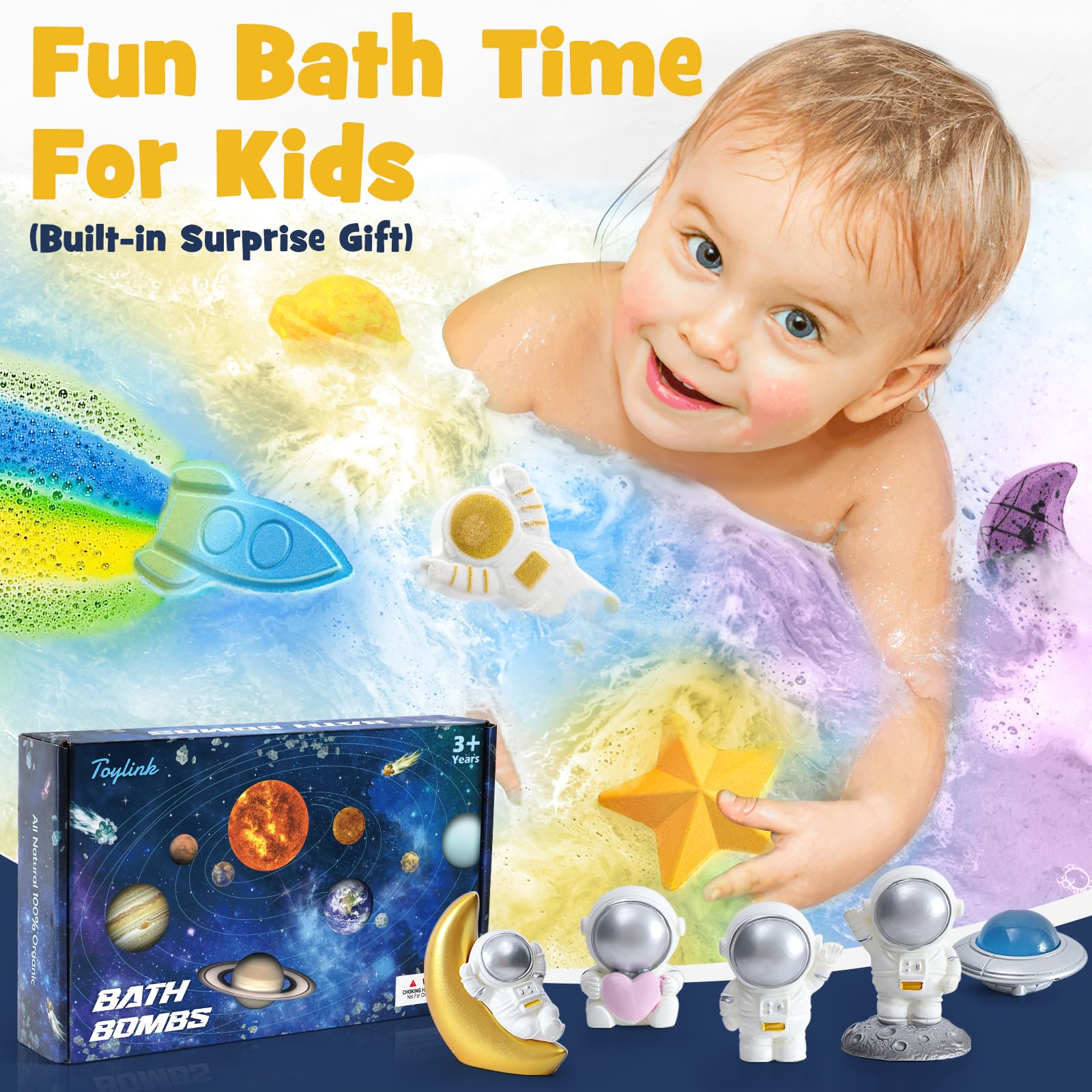 Toylink bath time joy for kids ages 3-8