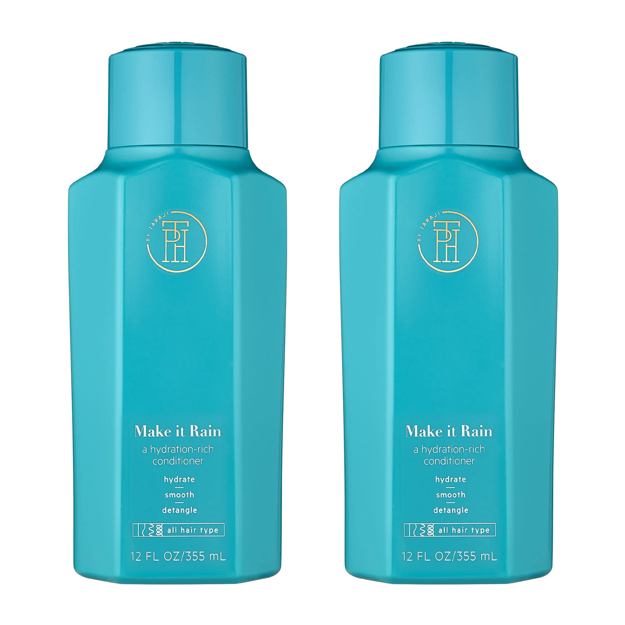 TPH by Taraji Make It Rain Hydrating Conditioner bottle shows moisturizing formula for soft hair