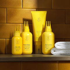 TPH by Taraji Never Salty Sugar Scalp Scrub application close-up suggests easy exfoliation.