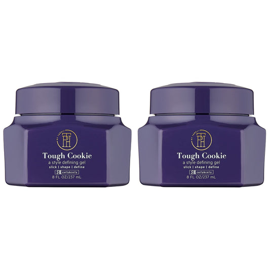 TPH by Taraji Tough Cookie Super Hold Gel bottle front showing long lasting hold for defined styles