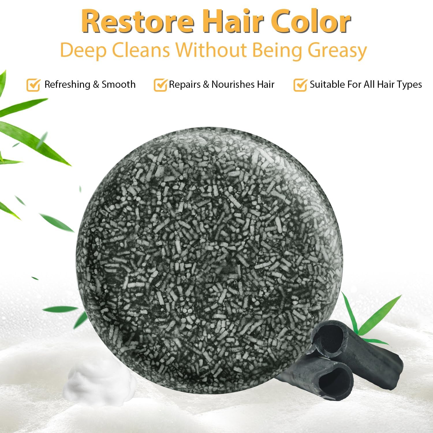 TPTAL Gray Hair Reverse Bar daily use for vibrant dark color on hair.