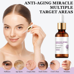 Traboto Venature Bakuchiol Serum pump enabling easy dispensing and moisturization.