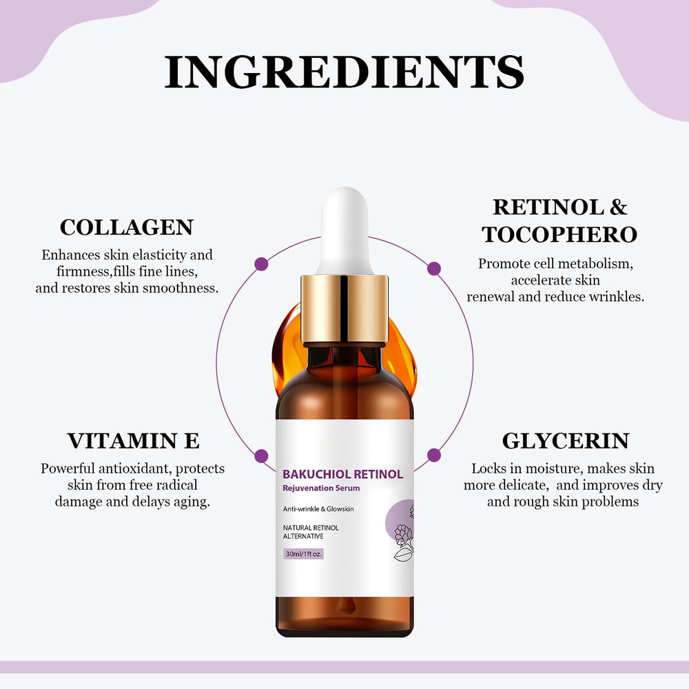 Traboto Venature Bakuchiol Serum on skin adds a subtle glow.