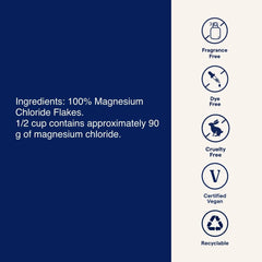 Trace Minerals Magnesium Flakes are unscented and gentle on sensitive skin.