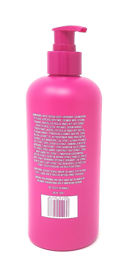Trader Joe's Brazil Nut Body Wash lather close-up highlighting coconut oil and shea butter.