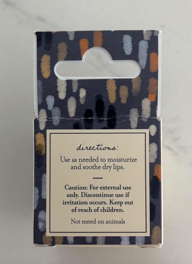 Trader Joe's Vanilla Lip Mask texture swatch highlights rich moisture.