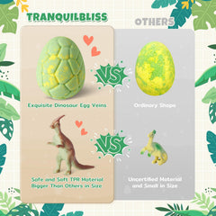 TranquilBliss educational card reveals dinosaur facts.