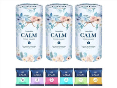 TranquilBliss shower steamer box with six scents for a spa-like shower