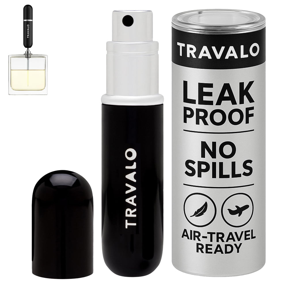 Travalo Classic HD atomizer demonstrating leak-proof design for travel