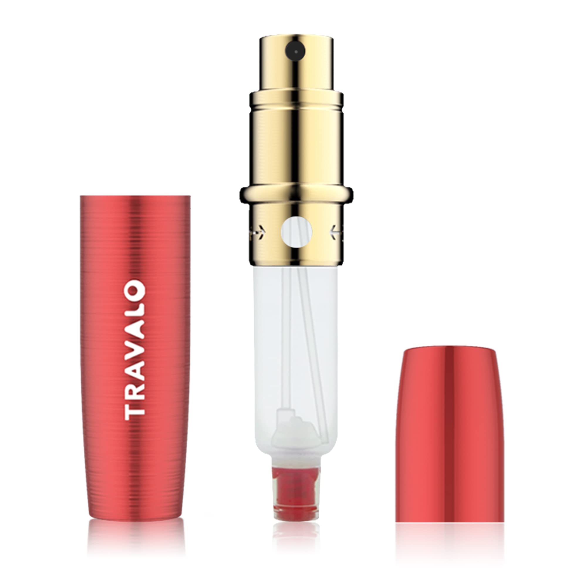 Travalo LUX airtight vial system prevents leaks during flights and daily commutes.