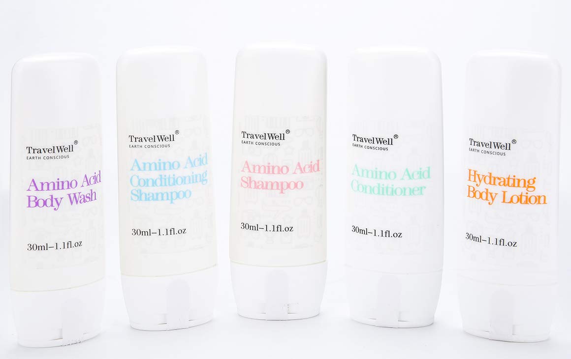 Travel Well hotel amenities kit exudes a premium guest experience in vacation rentals