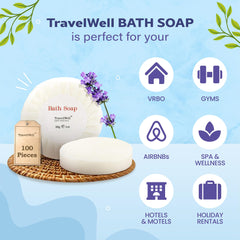 Travelwell paraben-free beauty bar offers gentle cleansing for diverse guests.