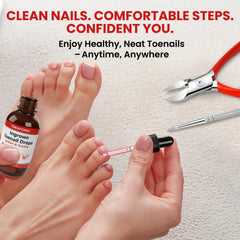 Treatonic at-home foot care makes daily grooming more convenient.