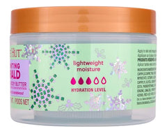 Tree Hut whipped shea butter texture closeup emphasizes lightweight lift and quick absorption.