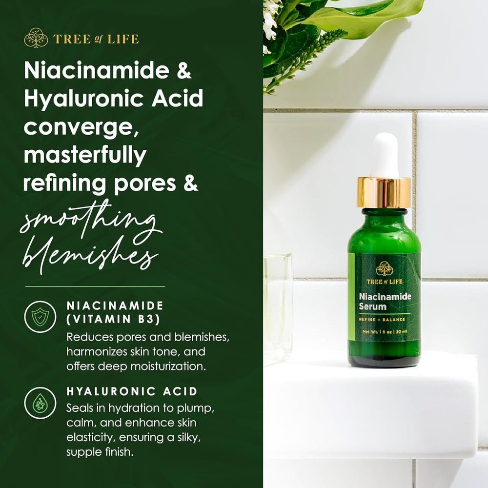 Tree of Life Beauty drops on hand for quick, hydrating use
