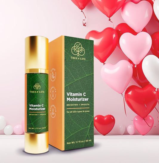 Tree of Life Beauty moisturizer cream texture showing lightweight, fast-absorbing formula.