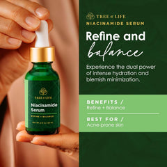 Tree of Life Beauty serum dispense pump demonstrates easy, controlled application