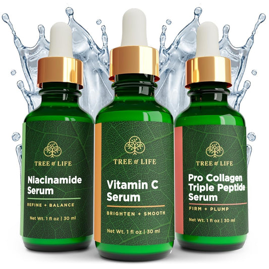 Tree of Life Beauty Vitamin C serum bottle for brightening and hydration