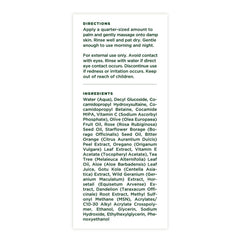 Tree of Life Beauty Vitamin C Cleanser packaging highlights organic ingredients.