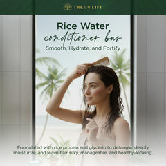 Tree of Life shea butter olive-oil moisture close-up for nourished, silky hair.
