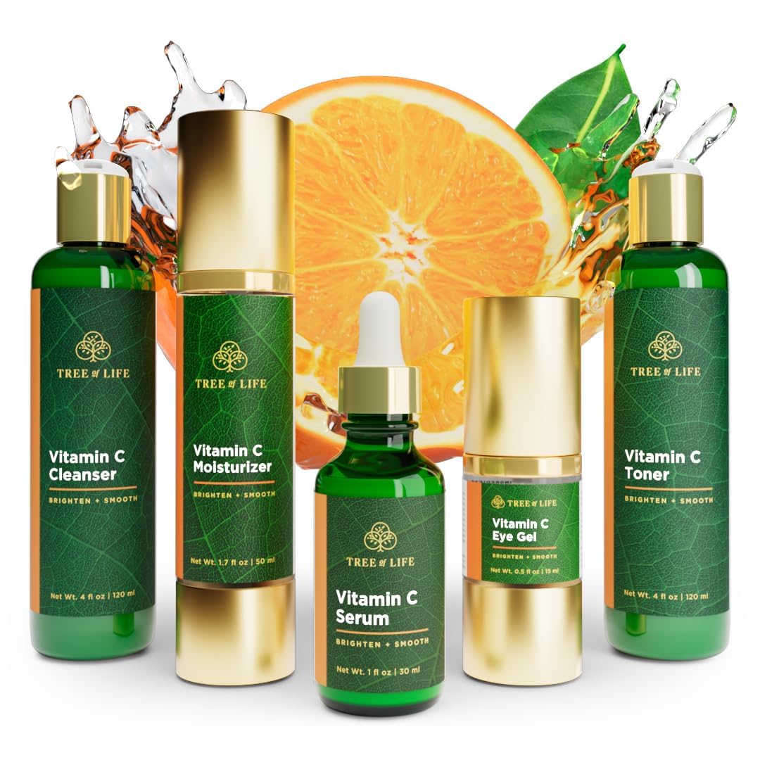Tree of Life Vitamin C Cleanser bottle for gentle cleansing and hydration.
