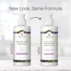 Tree to Tub Lavender Shea Butter Lotion on hands after washing.