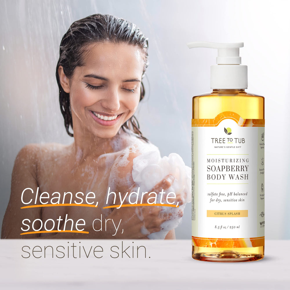 Tree to Tub Sensitive Skin creamy lather for delicate skin