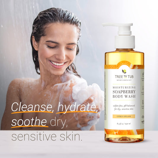 Tree to Tub Sensitive Skin creamy lather for delicate skin