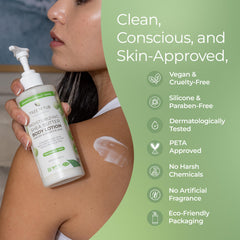 Tree to Tub unscented lotion 2-pack vegan formula details on packaging