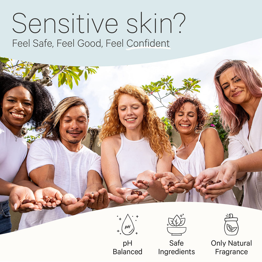 Vegan collagen boost in Tree to Tub shampoo supports body and texture.