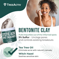 TreeActiv 5-step acne regimen kit image indicating a broader routine.