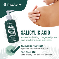 TreeActiv cucumber mint scent lingering after application, enhancing daily skincare routine.