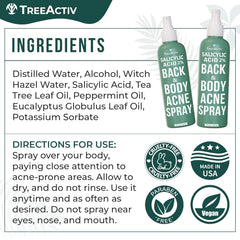 Fast-drying formula leaves clothes stain-free after application on back and shoulders