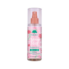 Tree Hut Merry Mint fragrance mist bottle ready for everyday spritz to refresh skin