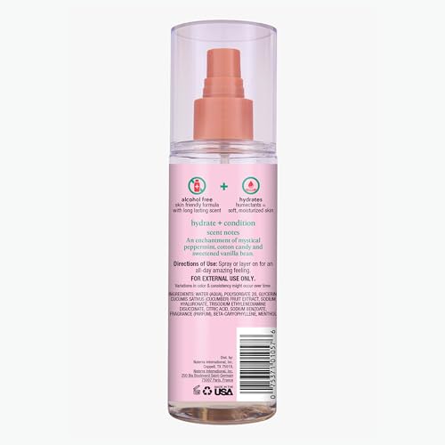 Tree Hut Merry Mint mist spritz highlights icy peppermint for a cooling, uplifting moment
