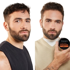 TRENDSTARTER Cream Pomade creamy texture closeup ideal for easy application.
