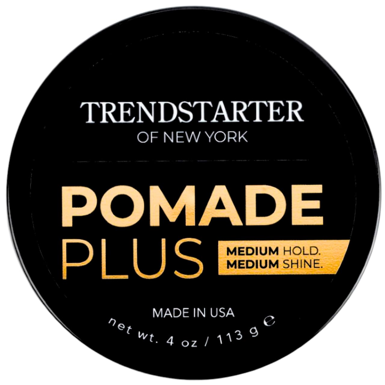 TRENDSTARTER Pomade Plus application with comb suggests precise, clean lines.