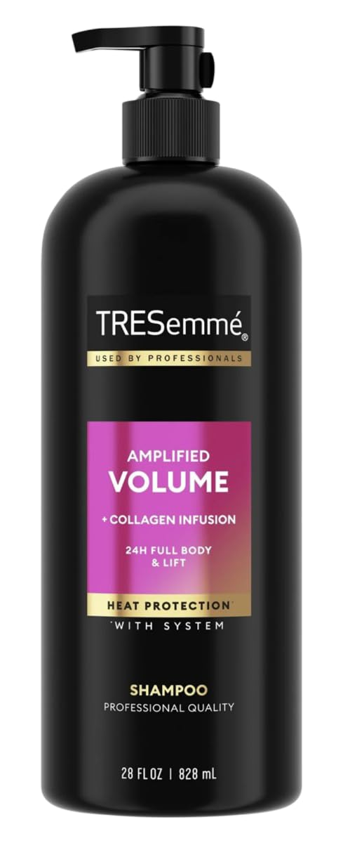 Close-up of TRESemmé 24 Hour Body shampoo lather highlighting silk proteins for softness.