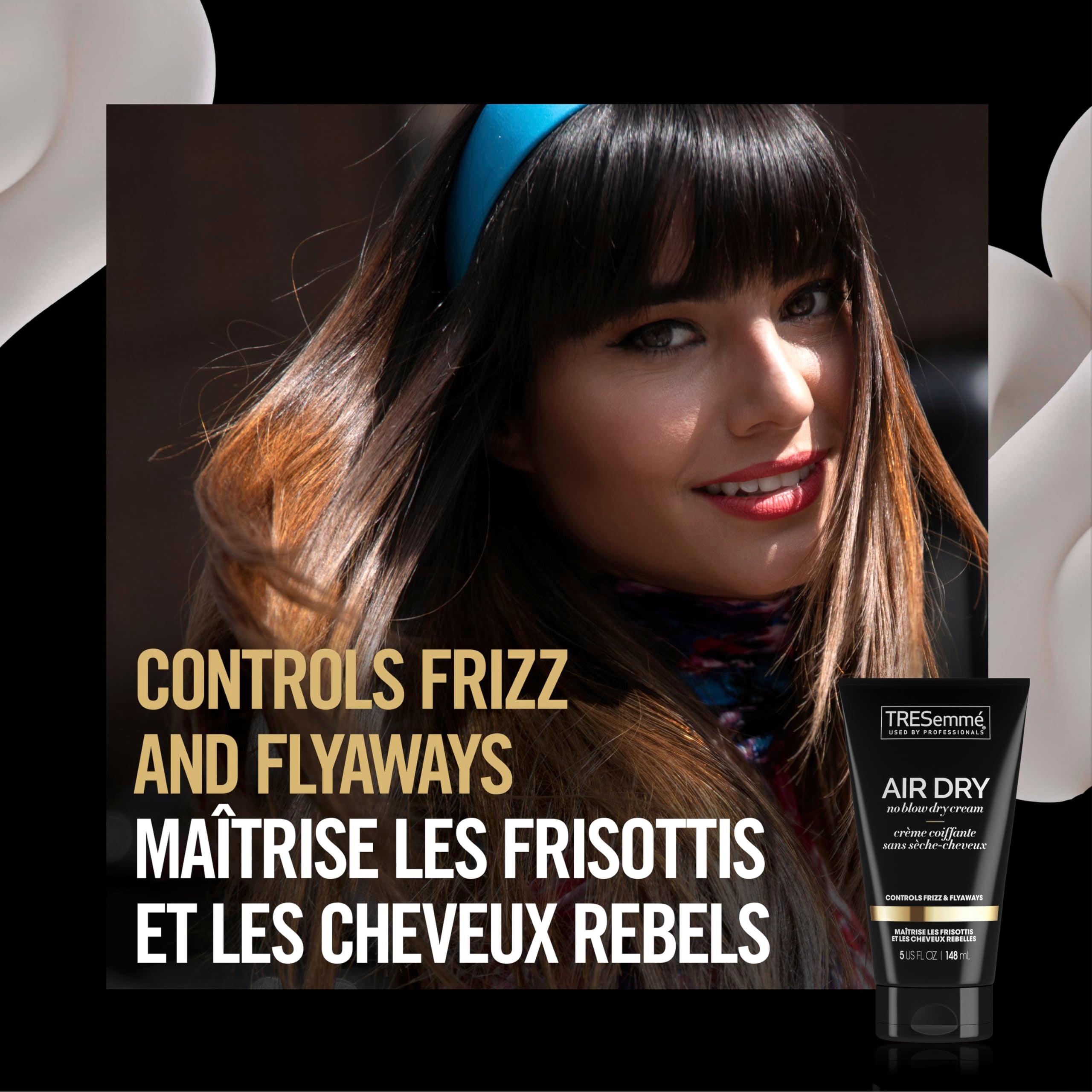 TRESemmé Air Dry Smoothing Cream frizz-control without weight or crunch.