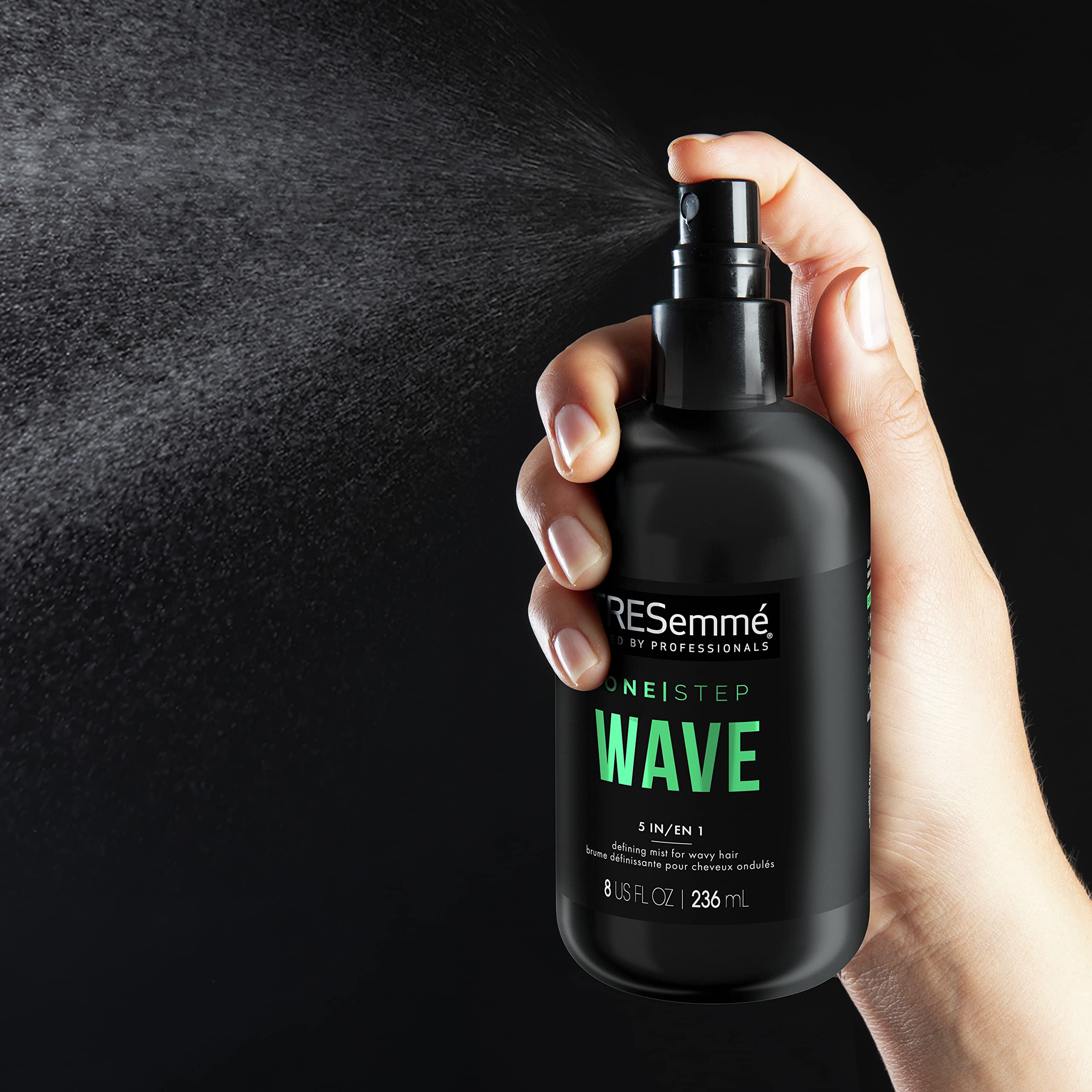 TRESemmé mist prepared for blow-dry and curling iron styling