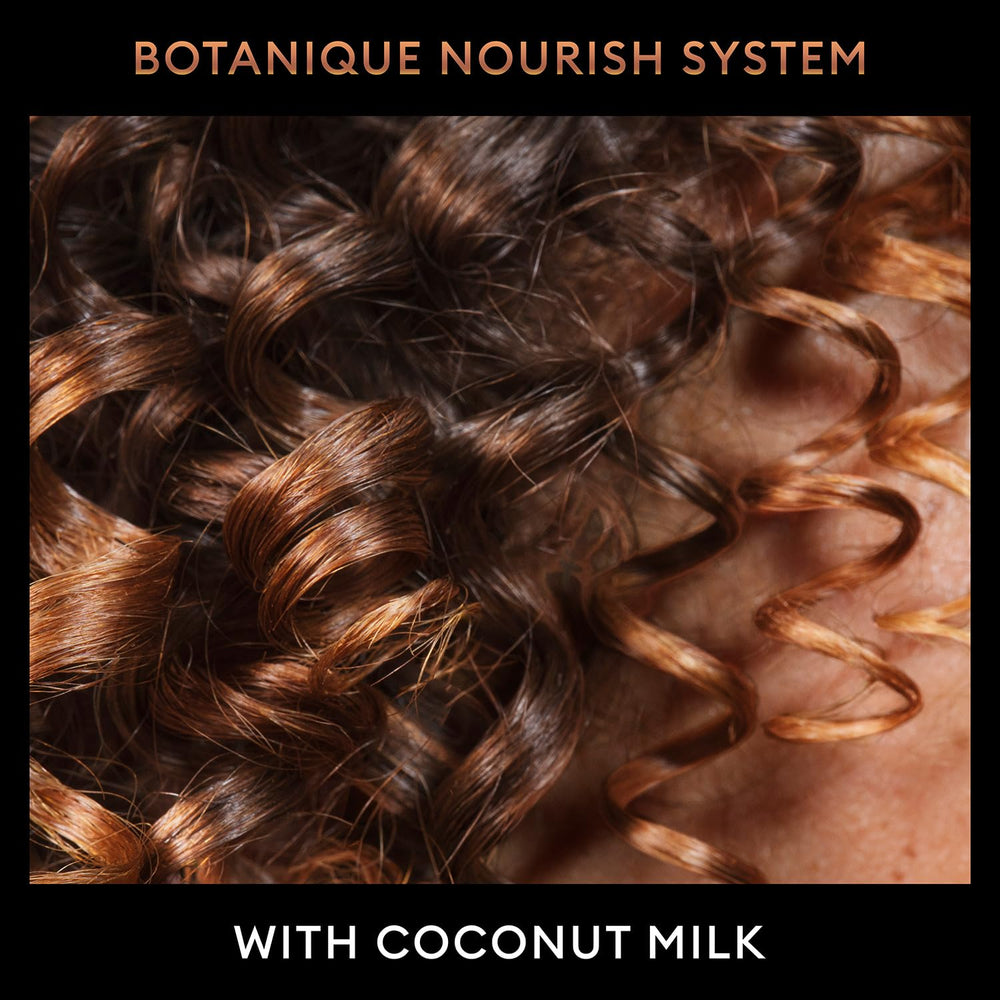 Shampoo lather demonstrates Botanique Nourish cleansing action.