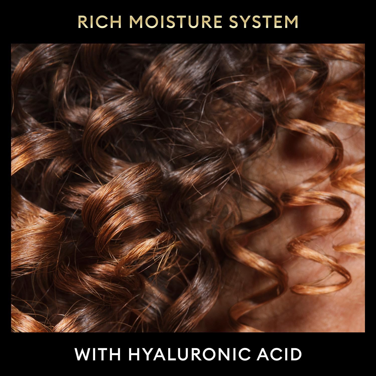 TRESemmé curly hair definition shot showcases frizz-free, defined curls.