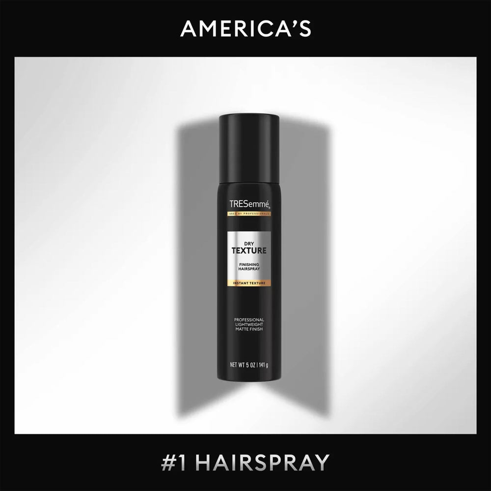 TRESemmé Dry Texture Finishing Mist texture swatch on dry strand.