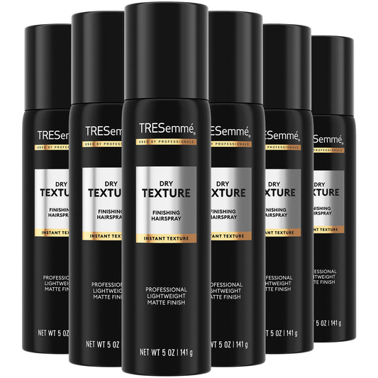 TRESemmé Dry Texture Spray can delivering a matte finish for volume